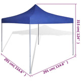 Blue Foldable Tent 3 x 3 m - Extra Image