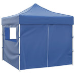 Blue Foldable Tent 3 x 3 m with 4 Walls