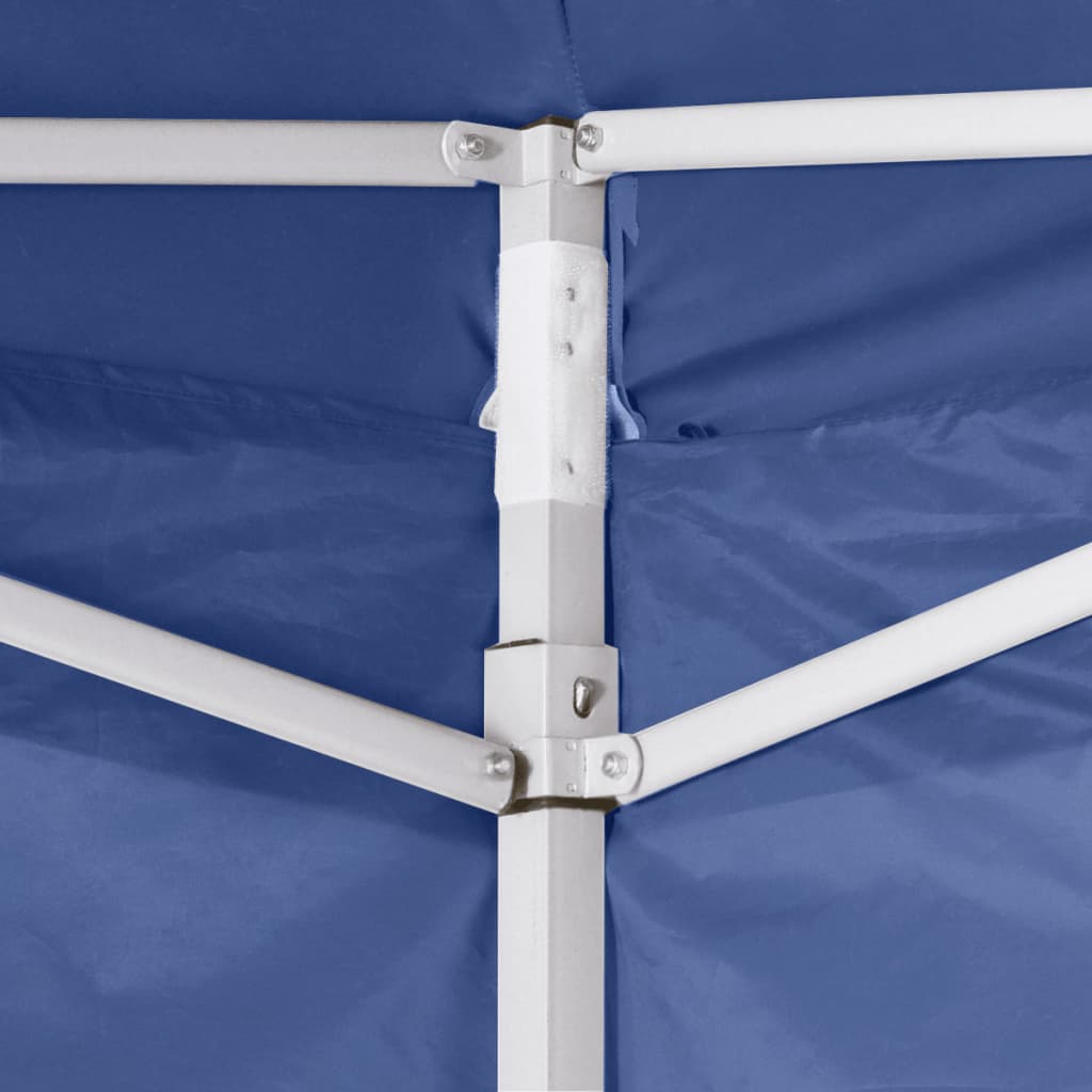 Blue Foldable Tent 3 x 3 m with 4 Walls