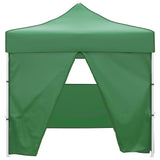 Green Foldable Tent 3 x 3 m with 4 Walls
