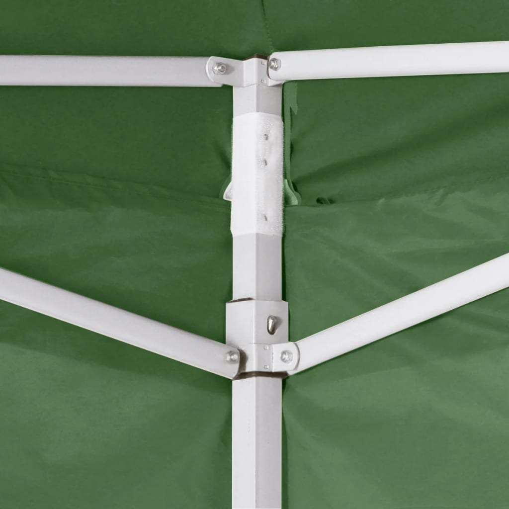 Green Foldable Tent 3 x 3 m with 4 Walls