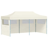 Cream Foldable Pop-up Party Tent 3 x 6 m - Front View