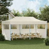 Cream Foldable Pop-up Party Tent 3 x 6 m - Side View