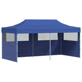 Blue Foldable Pop-up Party Tent 3 x 6 m - Front View