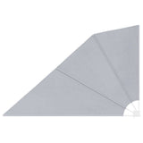 Collapsible Balcony Side Awning Grey 160x240 cm - Front View