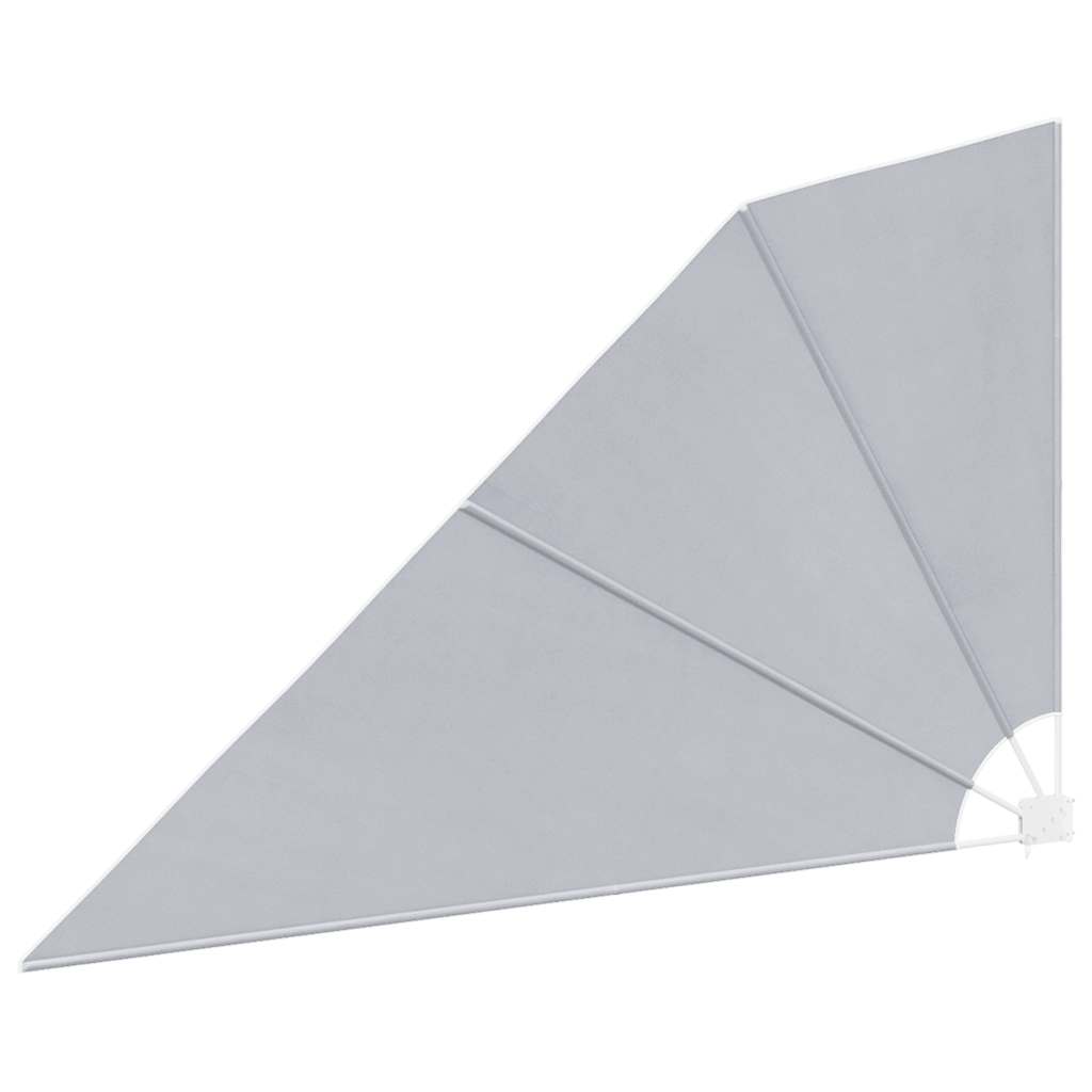 Collapsible Balcony Side Awning Grey 160x240 cm