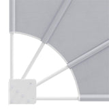 Collapsible Balcony Side Awning Grey 160x240 cm - Low Angle