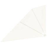 Collapsible Balcony Side Awning Cream 160x240 cm