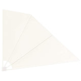Collapsible Balcony Side Awning Cream 160x240 cm