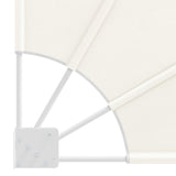 Collapsible Balcony Side Awning Cream 160x240 cm - Low Angle