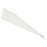 Collapsible Balcony Side Awning Cream 140x140 cm - Close-Up Angle