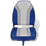 Foldable Boat Chair High Backrest - Front View