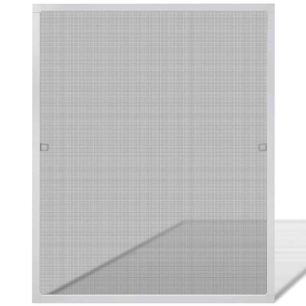 White Insect Screen for Windows 80 x 100 cm