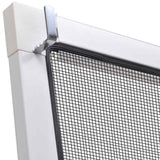 White Insect Screen for Windows 80 x 100 cm