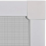 White Insect Screen for Windows 100 x 120 cm