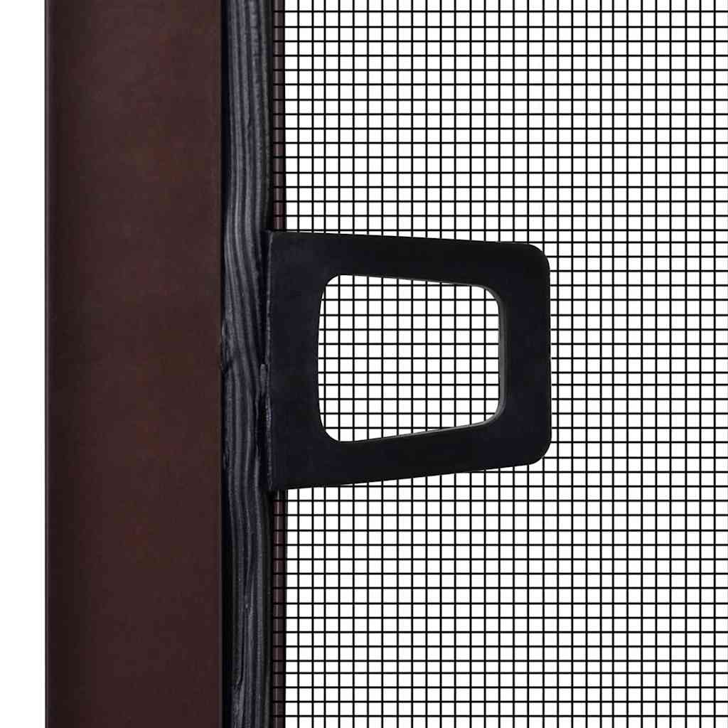 Brown Insect Screen for Windows 100 x 120 cm