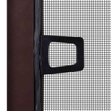 Brown Insect Screen for Windows 100 x 120 cm - Top-Down View