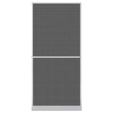 White Hinged Insect Screen for Doors 100 x 215 cm - Front View