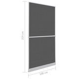 White Hinged Insect Screen for Doors 100 x 215 cm - Extra Image