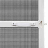 Hinged Insect Screen Manual White and Black 120 x 240 cm - 45-Degree Angle