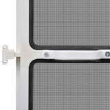 Hinged Insect Screen Manual White and Black 120 x 240 cm