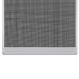 White Hinged Insect Screen for Doors 120 x 240 cm - Side View