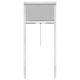 White Roll Down Insect Screen for Windows 60 x 150 cm