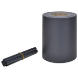 Garden Privacy Screen PVC 70x0.19 m Dark Grey - Front View