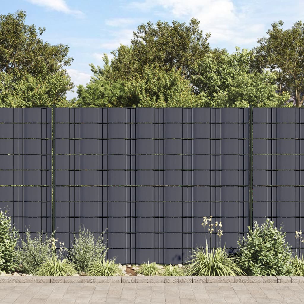 Privacy Strip PVC 70x0.19 m Dark Grey