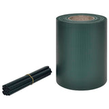 Garden Privacy Screen PVC 70x0.19 m Green - Front View