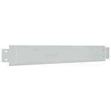 Set of 5 Flexible Lawn Fence Galvanised Steel 100 x 14 cm