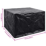 Garden Furniture Cover 8 Eyelets 113x113x73 cm