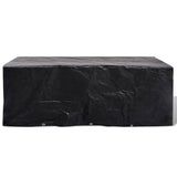 Garden Furniture Cover 8 Eyelets 229x113x73 cm - Front View