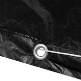 Garden Furniture Cover 8 Eyelets 135x135x90 cm - Top-Down View