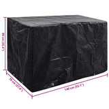 Garden Furniture Cover 8 Eyelets 140x70x90 cm