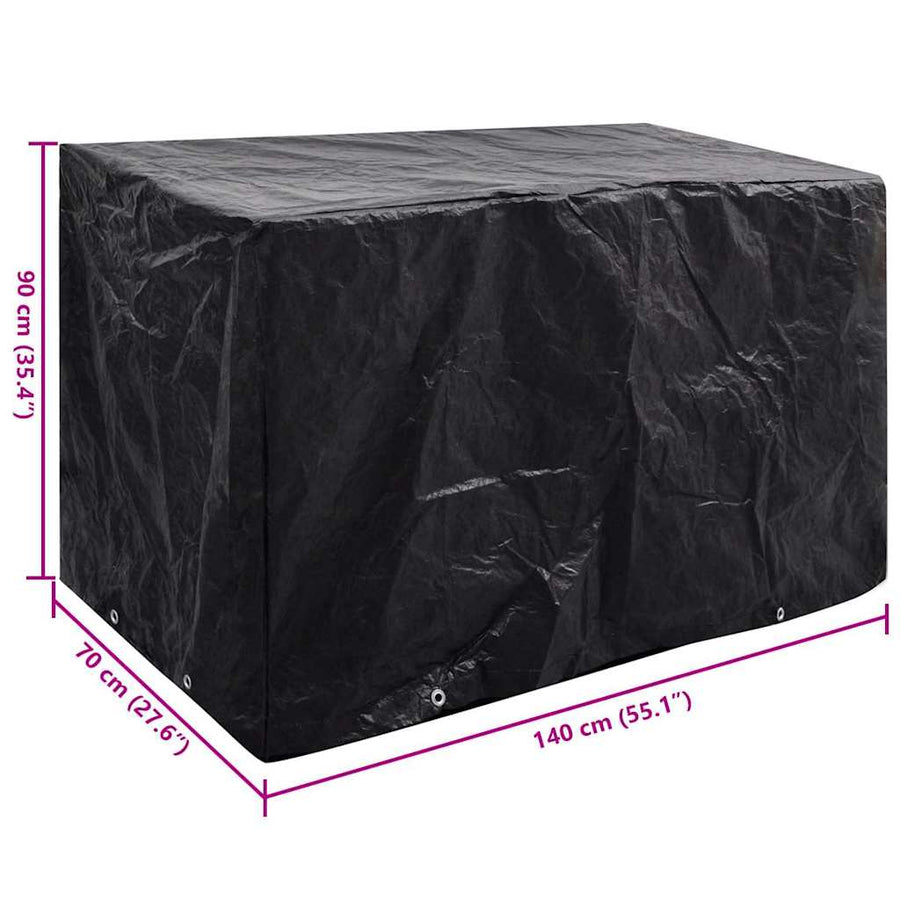 Garden Furniture Cover 8 Eyelets 140x70x90 cm