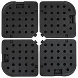 Portable Parasol Base Sand / Water Filled 60 L - Low Angle