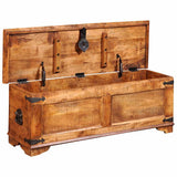 Storage Chest Rough Mango Wood