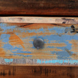 Nightstand with 2 Drawers Solid Reclaimed Wood - Extra Image