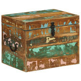 Reclaimed Storage Box Solid Wood - Front View