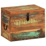 Reclaimed Storage Box Solid Wood - Rear View