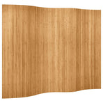 Room Divider Bamboo Natural Width 250 cm Height 165 cm