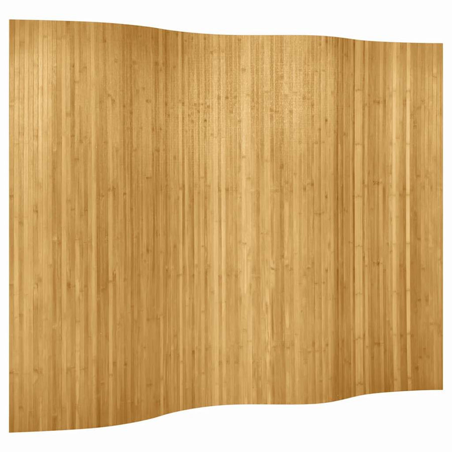 Room Divider Bamboo Natural Width 250 cm Height 165 cm