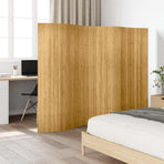 Room Divider Bamboo Natural Width 250 cm Height 165 cm