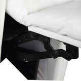 Electric Massaging Chair Cream white 78 x 148 x 71 cm