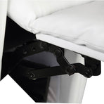 Electric Massaging Chair Cream white 78 x 148 x 71 cm