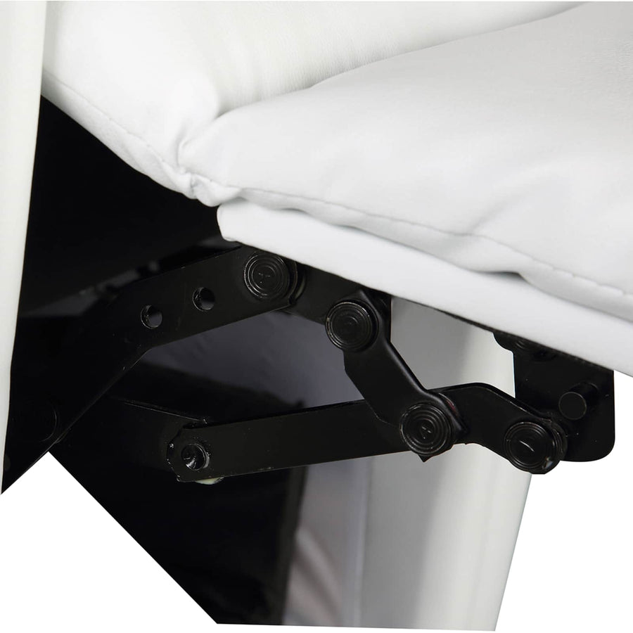 Electric Massaging Chair Cream white 78 x 148 x 71 cm