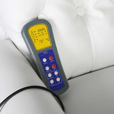 Electric Massaging Chair Cream white 78 x 148 x 71 cm