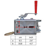 Hand Winch 540 kg - Rear View