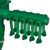 Automatic Irrigation System with Sprinkler and Timer - Top-Down View